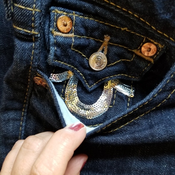 True Religion Jeans size 28 straight leg - Picture 3 of 6